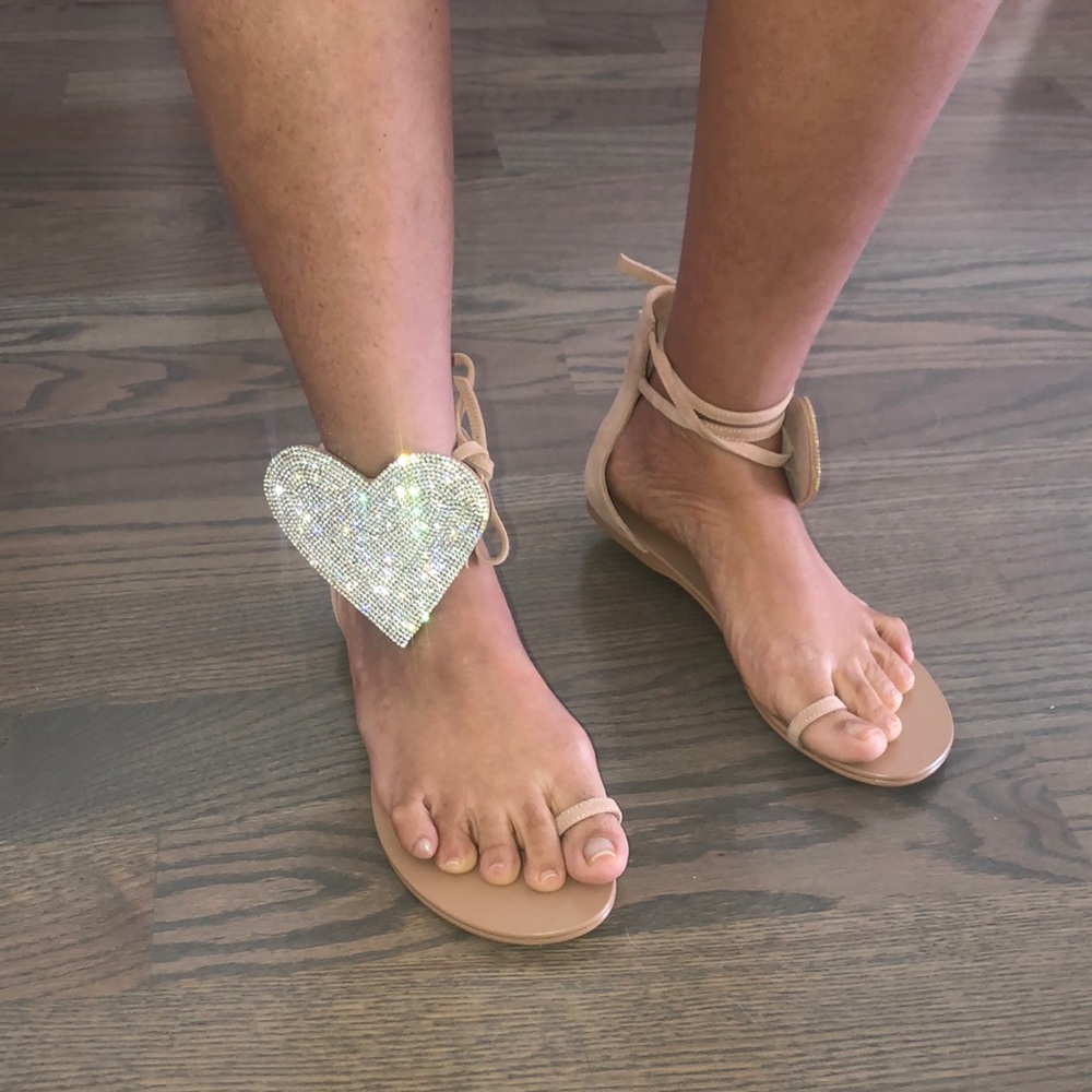 Women’s Aminah Abdul Jillil heart sandals